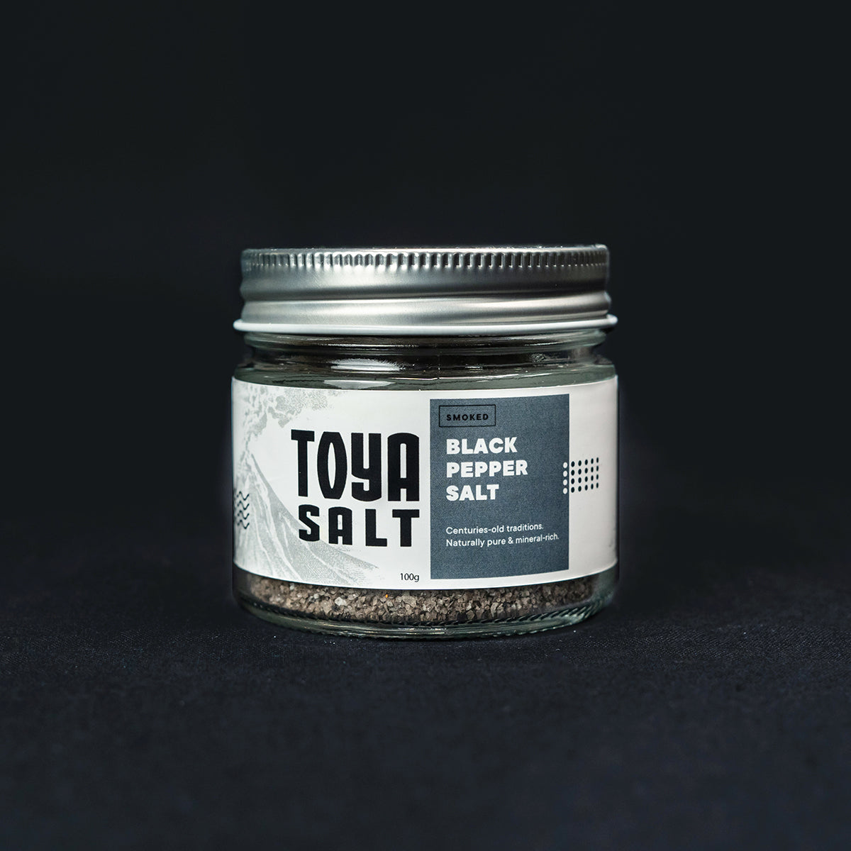 Smoked  Black Pepper Salt - Toya Salt