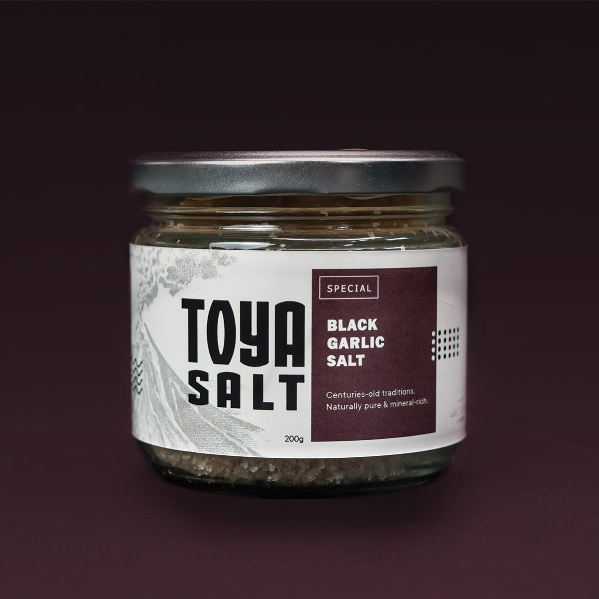 Black Garlic Salt - Toya Salt